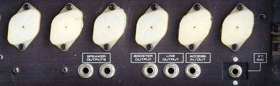 Acoustic 450 Lead / Bass Head - Rear Jacks View
Acoustic 450 Lead/Bass Head