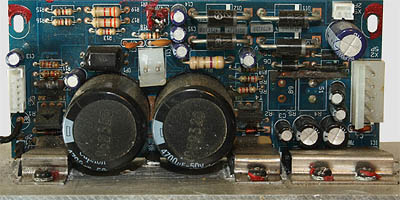 Behringer Ultrabass BXL1800A
toasted Power Amp / Power Supply board
Click to see enlarged image