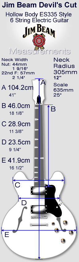 
 Yamaha FG-410-12A 
 Measurements 
 