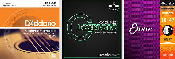 Coated 12 String Acoustic Strings