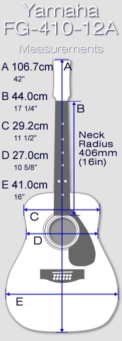 Yamaha FG-410-12A
Measurements
Yamaha FG-410-12A
Measurements